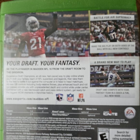 Madden 16 Video Game for XBOX ONE Console - Picture 2 of 5
